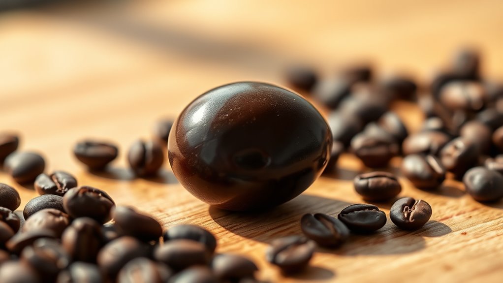 caffeine in chocolate covered beans