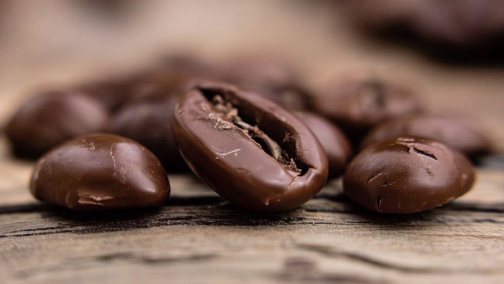 caffeine in chocolate covered espresso