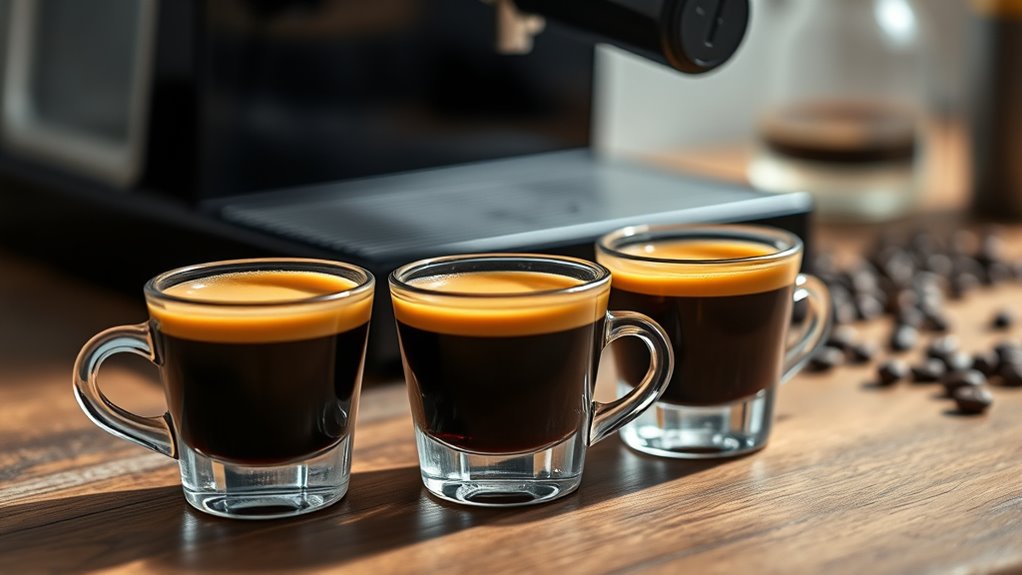 caffeine in three espresso shots