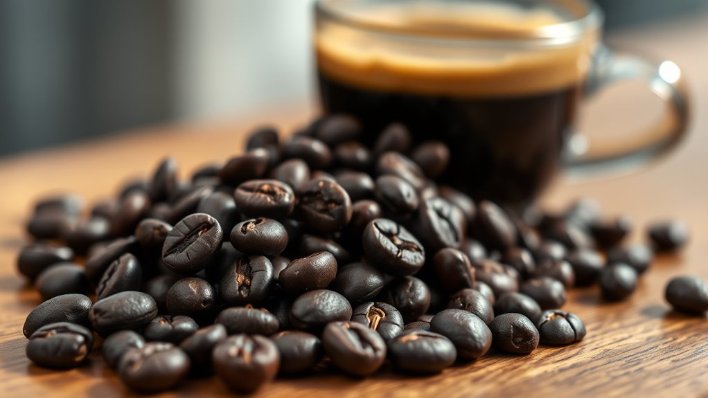 caffeine per espresso bean