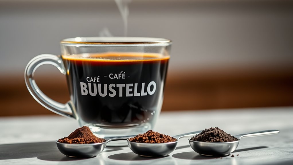caffeine varies with serving size