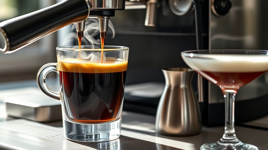 chill espresso quickly afterward