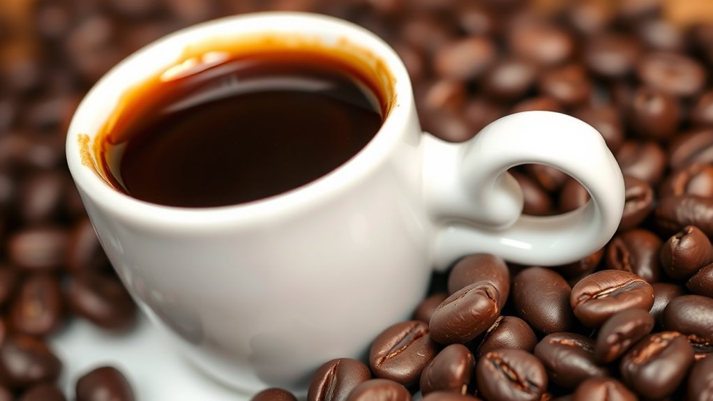 chocolate beans equal coffee