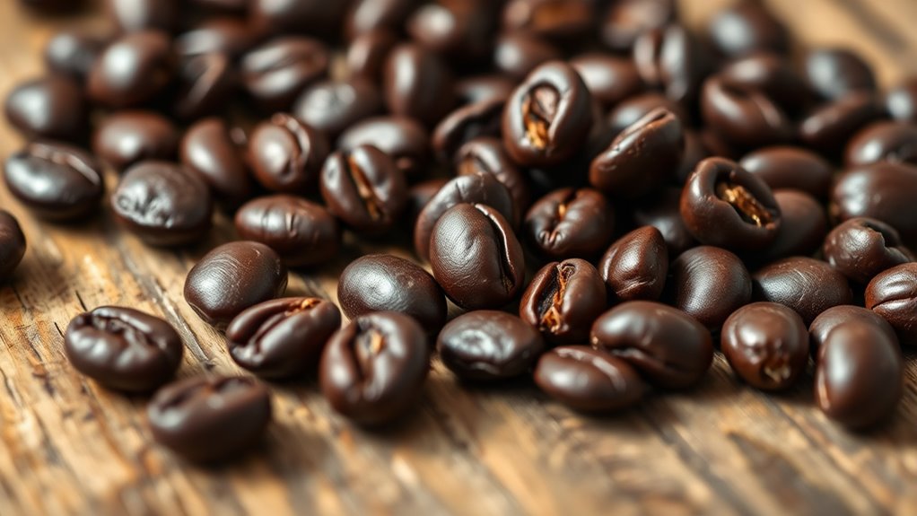 chocolate coated coffee beans