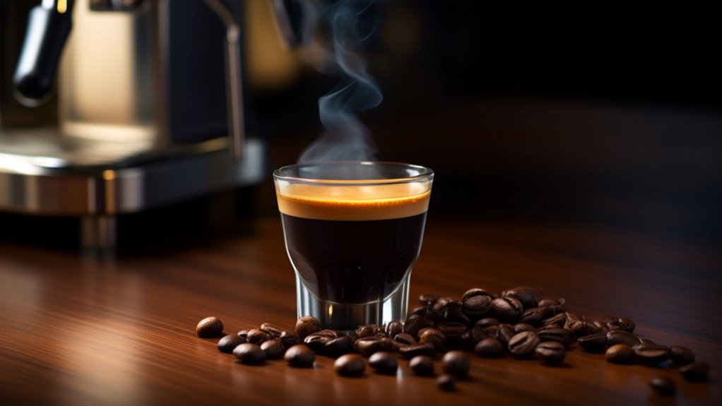 coffee beans and water