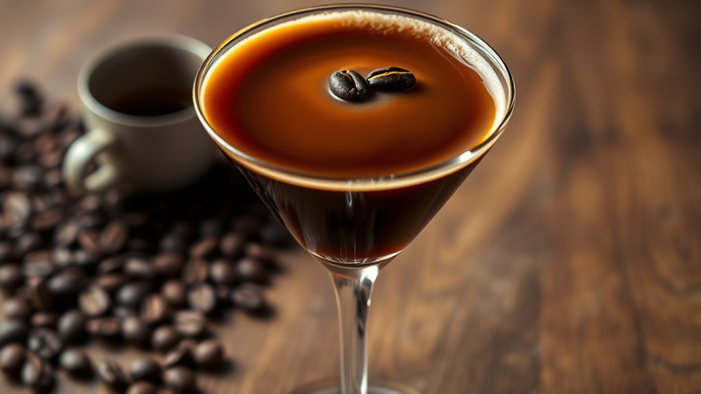 coffee flavored vodka cocktail
