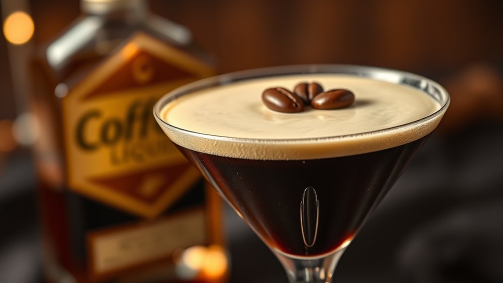 coffee liqueur enhances richness