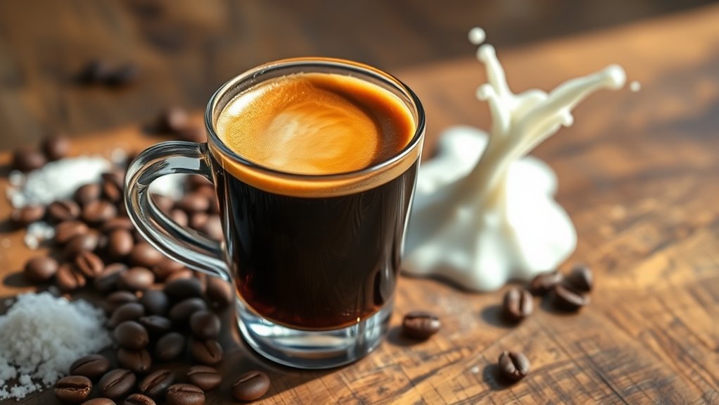 coffee oils and proteins