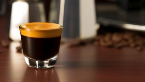 concentrated espresso shot