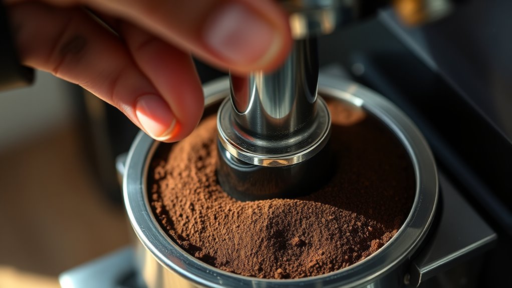 consistent firm tamping pressure