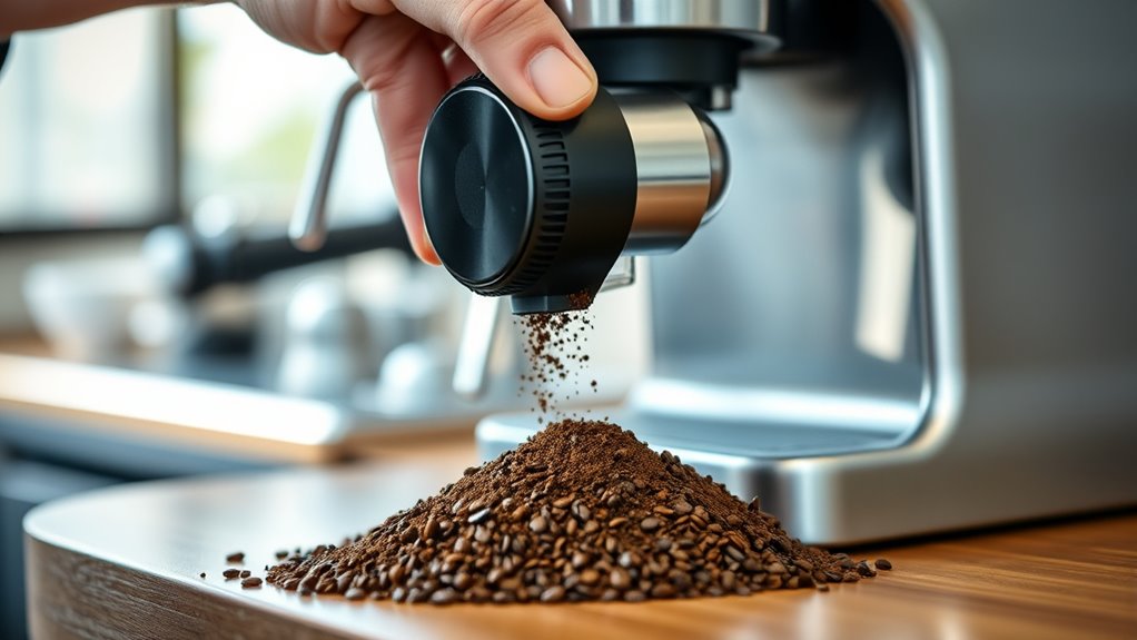 consistent grind ensures balanced extraction