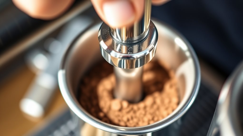 consistent tamping ensures balanced extraction