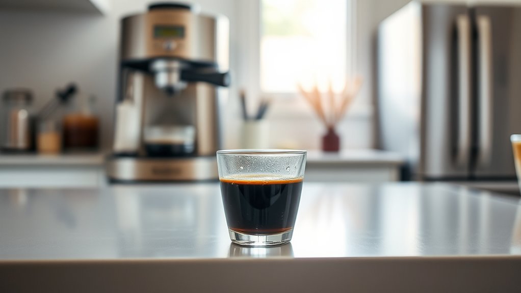 consume espresso quickly for best flavor