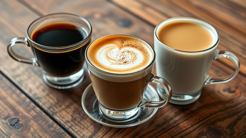 creamy espresso milk beverages