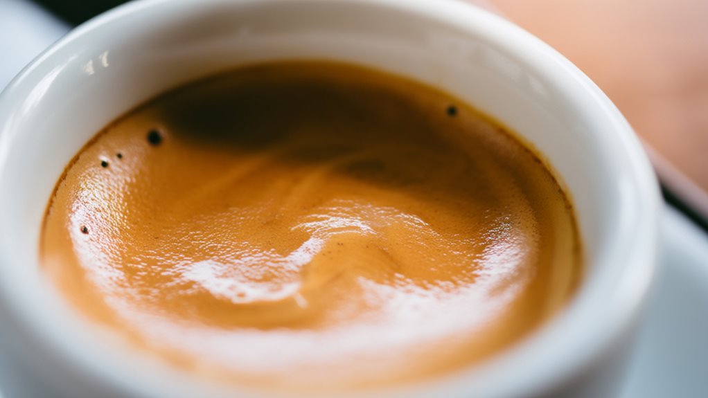 creamy espresso topping