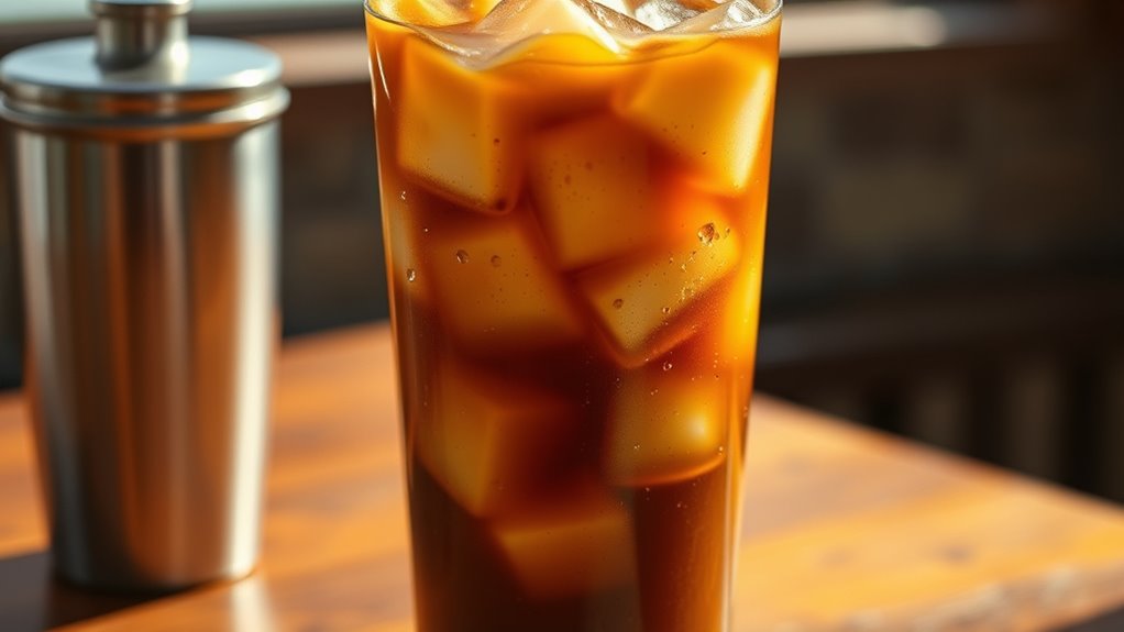 creamy flavored espresso shake