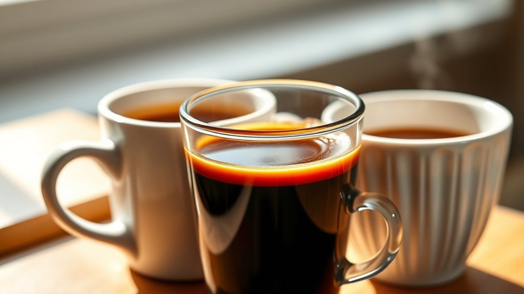 cup shape and material