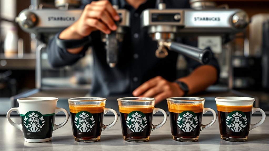 customize espresso size shots