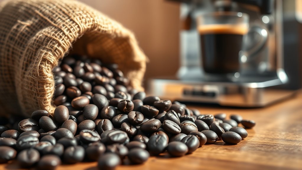 dark finely ground blends