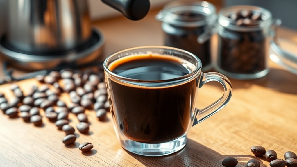 decaf espresso caffeine content