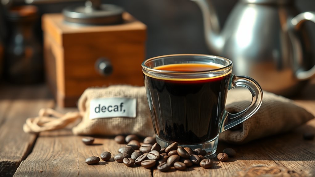 decaf espresso retains flavor