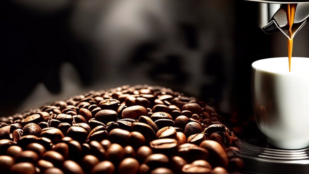 deep intense roasted coffee