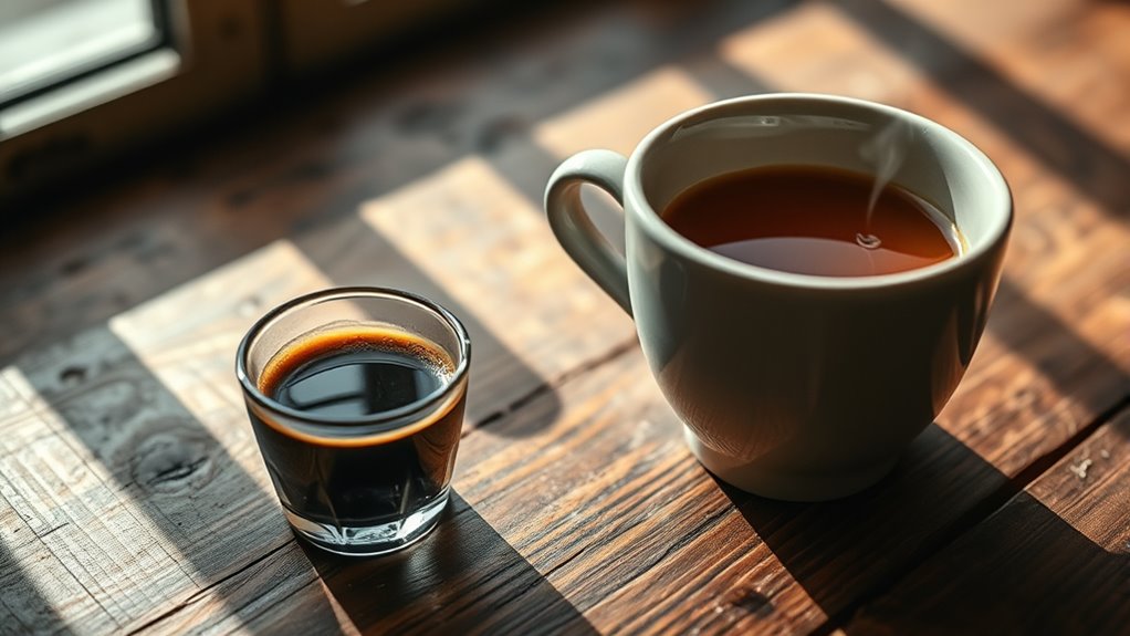 diluted espresso flavor comparison
