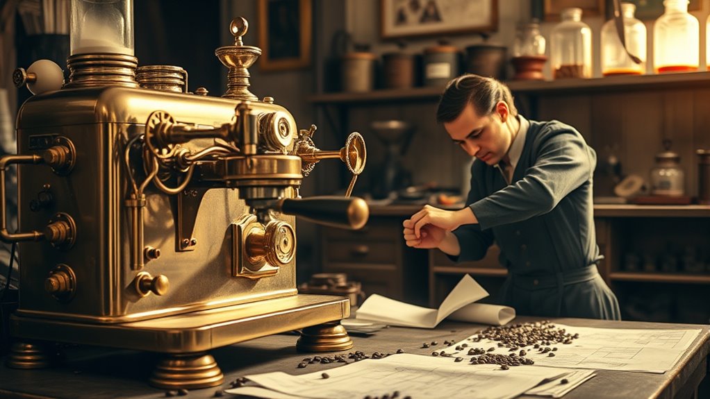 early espresso machine innovations