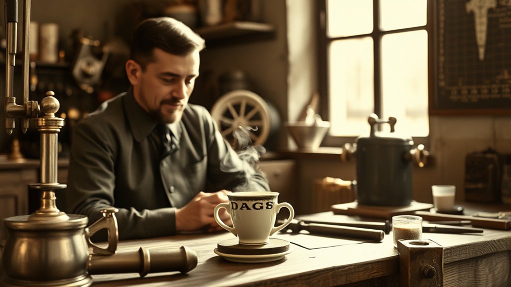 early espresso machine innovations
