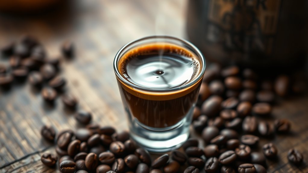 espresso delivers intense caffeine