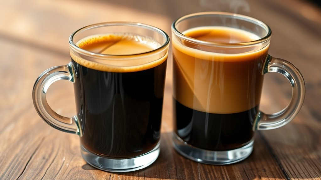 espresso has higher concentration