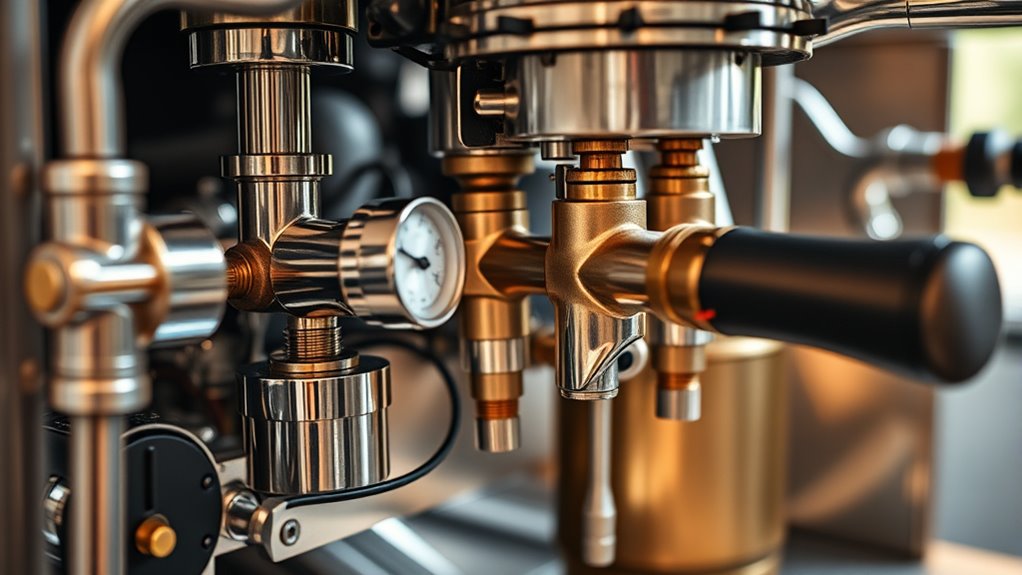 espresso machine key components