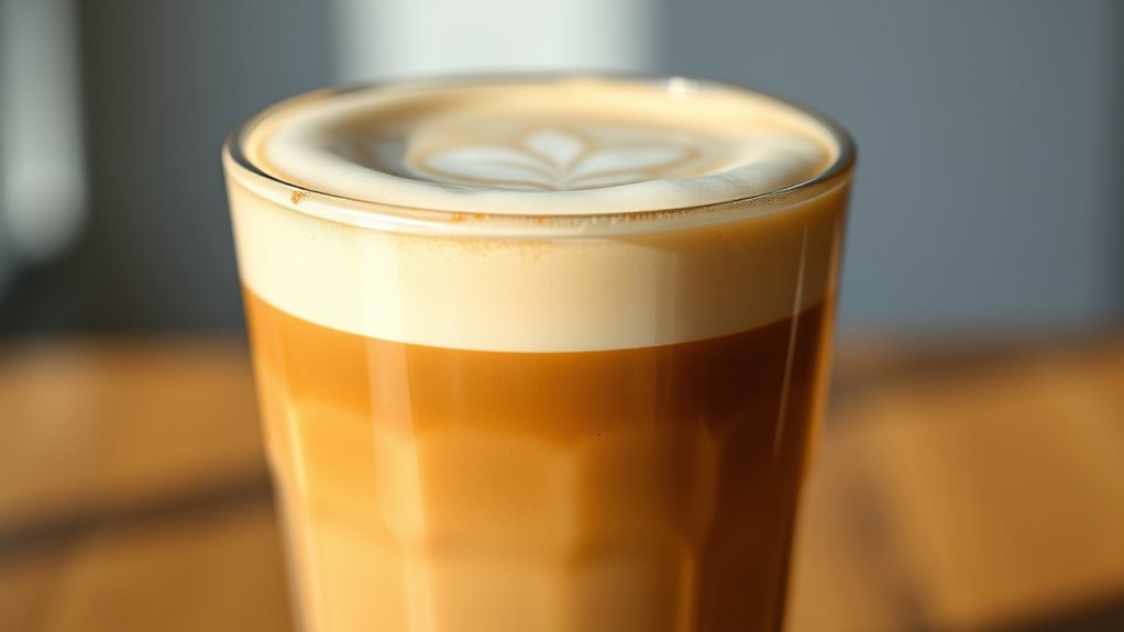 espresso milk balance mild