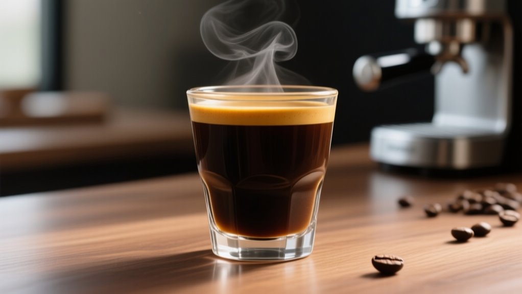 espresso quadruple caffeine content