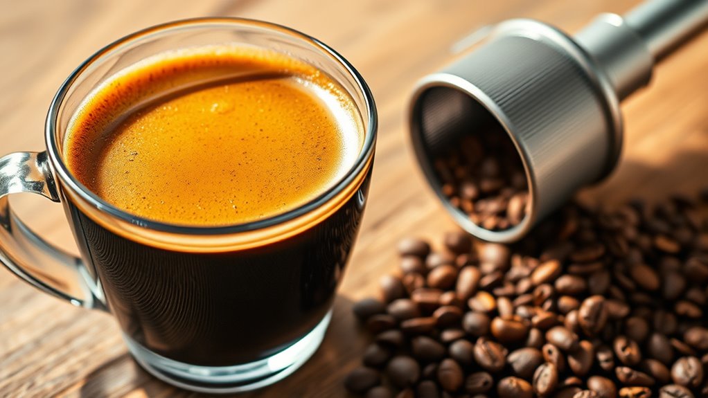 espresso rich pressurized extraction