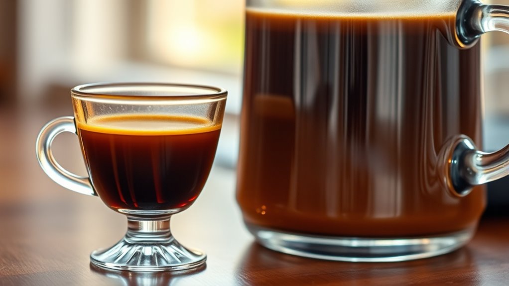espresso s caffeine is concentrated