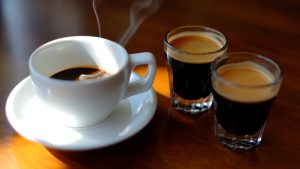 espresso shots in americano