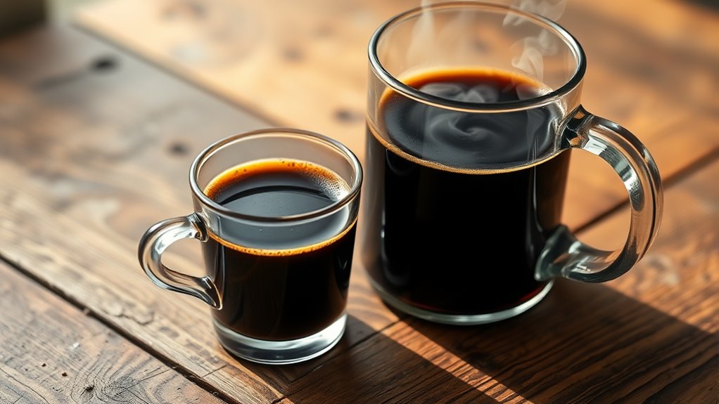 espresso vs brewed coffee