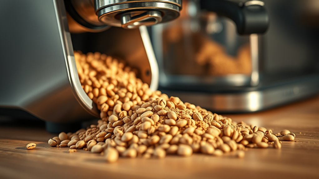 fine grind fresh brew