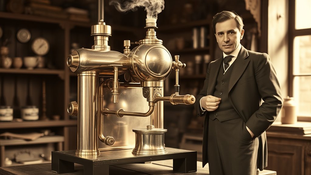 first espresso machine patent
