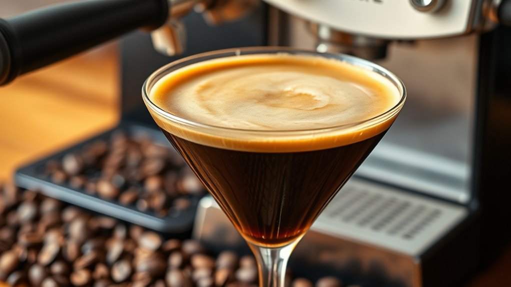fresh espresso enhances foam