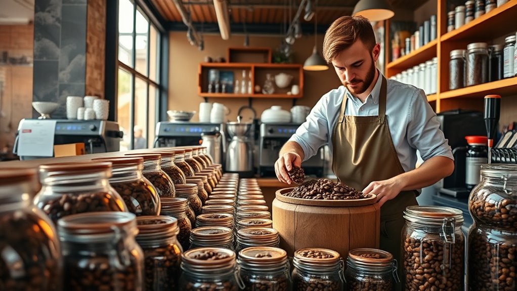 fresh single origin espresso beans