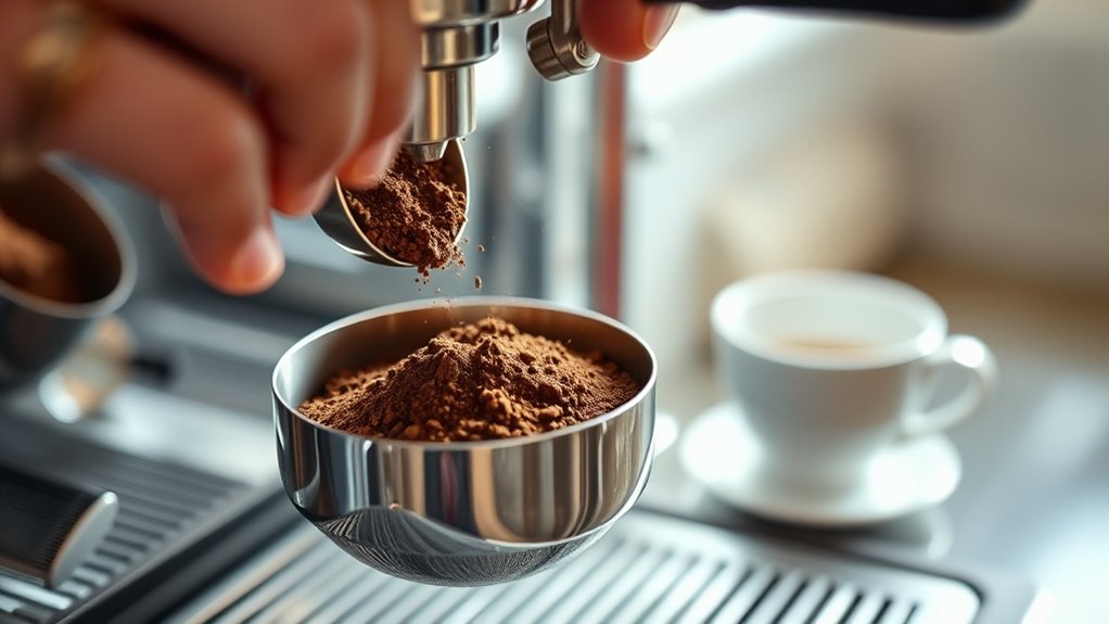 gradually increase coffee dose