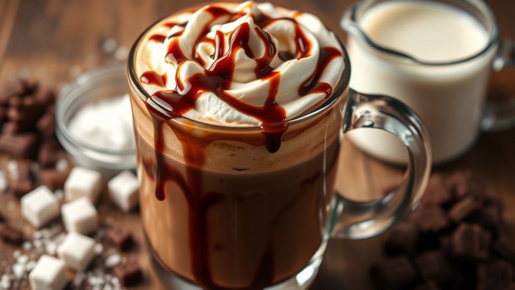 high calorie mocha ingredients