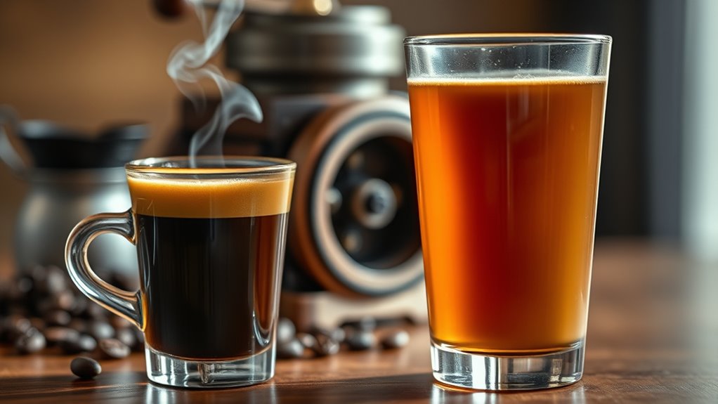 high pressure espresso extraction