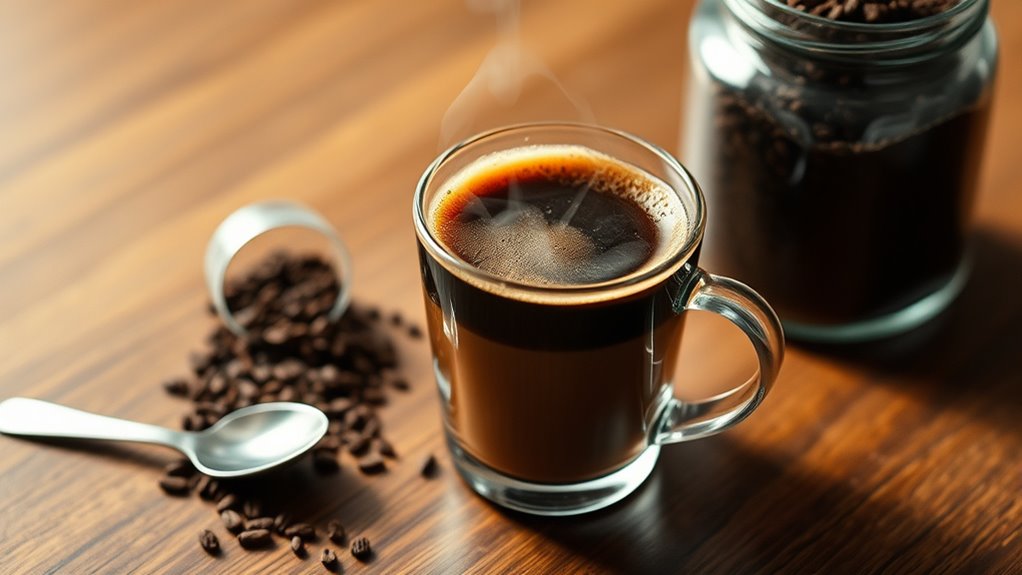 instant coffee concentrated shot