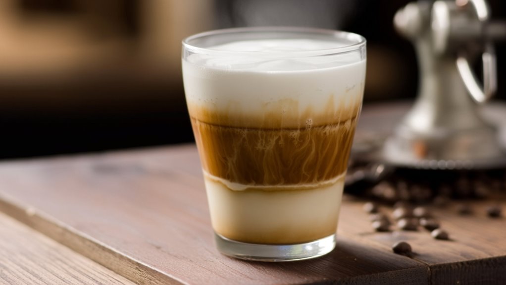 latte contains espresso