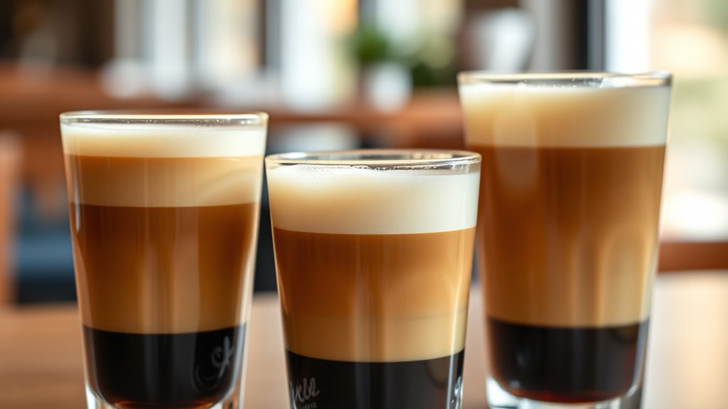 latte size influences espresso