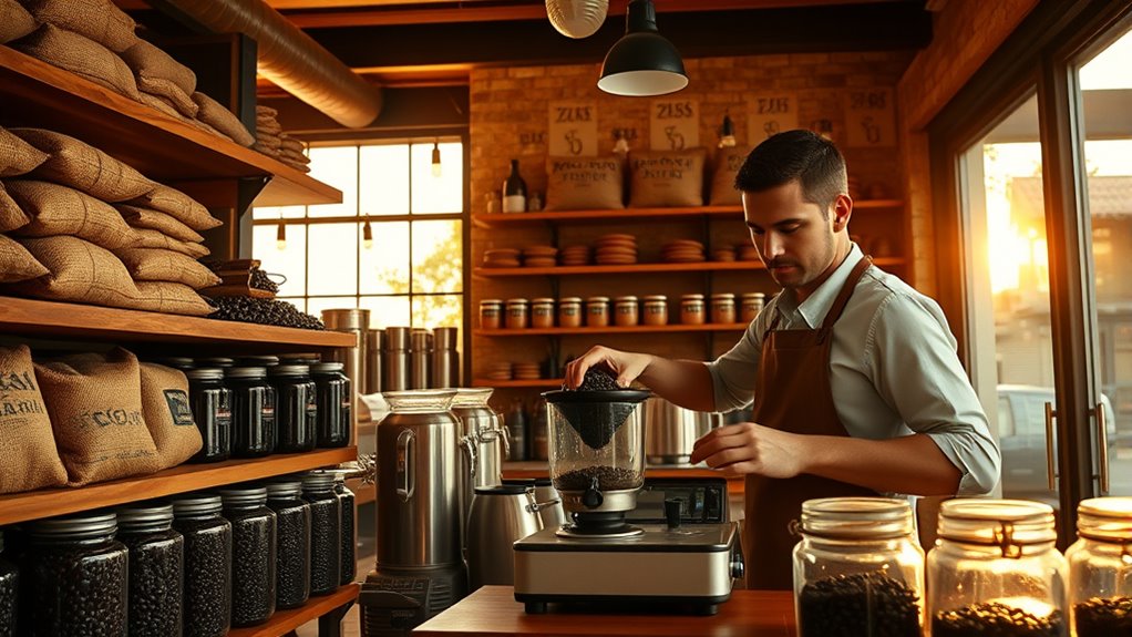 local shops offer fresh espresso