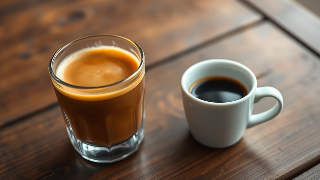 longer milder espresso extraction